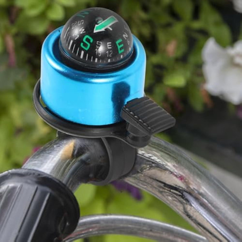 Timbre De Bicicleta Brújula De Aluminio 2pcs 2024