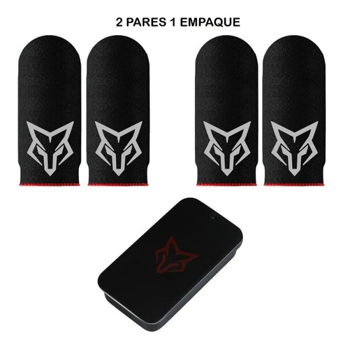 Imagen 2 de 4 de Guantes, Fundas Para Dedos Gamer De Ultraduración V6 X4