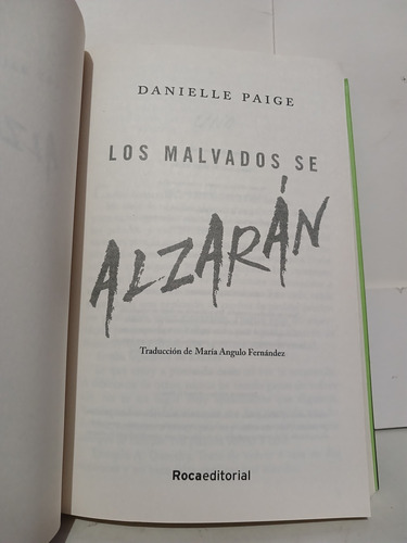 Los Malvados Se Alzarán / Danielle Paige / Primera Edición (Usado)