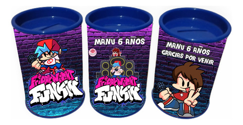 Friday Night Funkin Alcancías Souvenirs Personalizadas X10