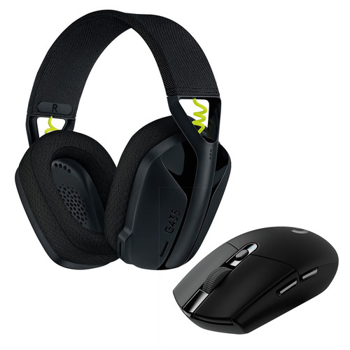 Logitech Diadema Gamer G435 Inalámbrica + Mouse Gamer G305 N