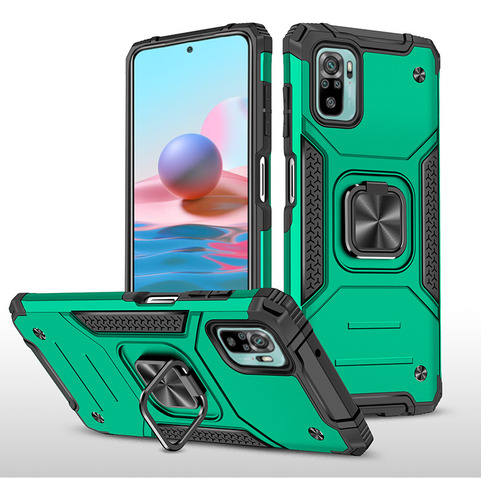 Funda Para Redmi Note 10 4g/note 10s Shock Color +cristal 9d