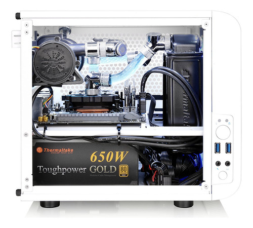 Thermaltake Core V1 Snow Edition Spcc Mini Itx Cube - Chasi. Color Nieve