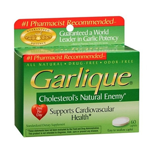 Garlique Caplets 60 Tablets (pack De 3)