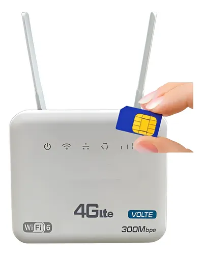 Modem Router Internet Campo Rural Wifi Chip 4g Lte Liberado