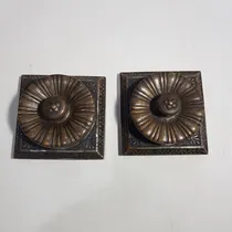 Comprar Antiguos Tinteros Bronce Para Escritorio Lote X 2 Mag 60038