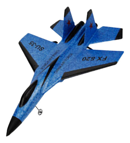Avião De Controle Remoto 2.4g 2ch De Asa Fixa Avião Azul
