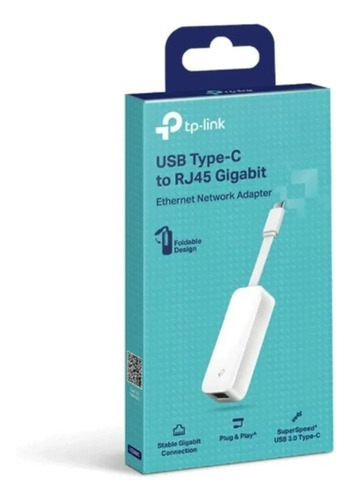 Adaptador Usb-c 3.0 Lan Rj45 Gigabit Ethernet Tp-link Ue300c