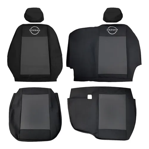 comprar Cubre Asientos Bordado Nissan Np300 Doble Cabina Modelo 2018