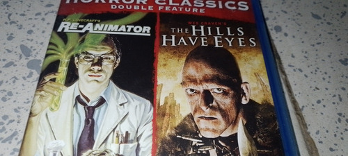Película Reanimator + The Hill Have Eyes Bluray Subt Inglés (Usado)