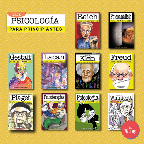 Pack 10 Libros Psicología Para Principiantes - Nuevos