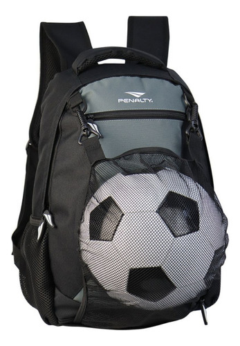 Mochila Urbana Penalty Casual Pnlt-011 Cor Preto/cinza  Design Lisa 25l