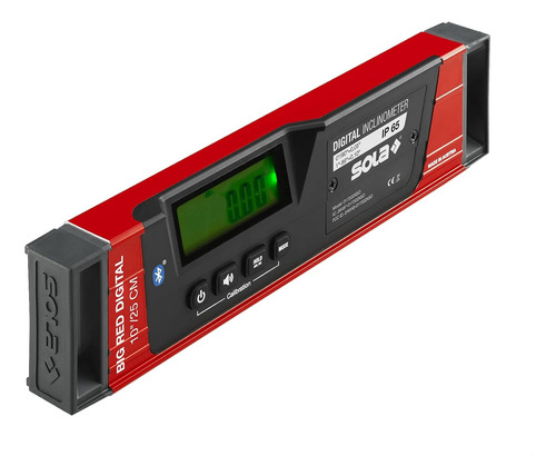 Nivel Digital E Inclinómetro Bluetooth, Red 25 - Sola