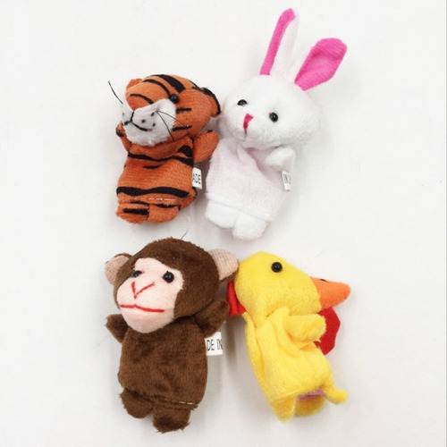 * Conjunto De 12 Piezas De Marionetas De Dedo De Dibujos