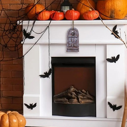 Adorno Espeluznante De Resina Para Lápida De Halloween