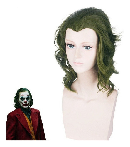 2025 Joker Joker Arthur Mezcla Verde Cos Anime Peluca