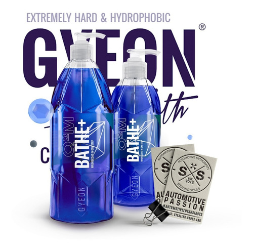 Gyeon Quartz | Q2m Bathe+ | Shampoo + Sio2 + Neutro | 400ml