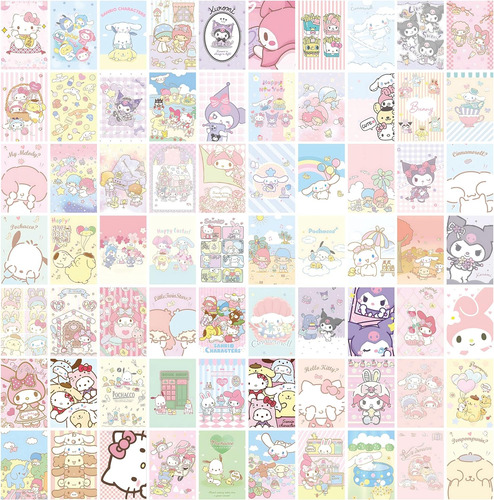 Conjunto De Decoración Habitación De Anime De 130 Pie...