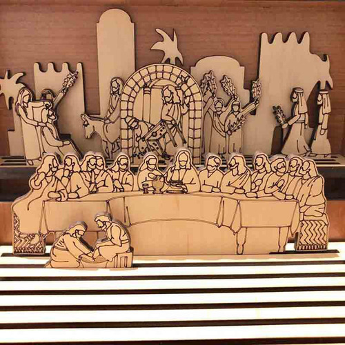Ornamento De Estatua De Pascua, Decoración Hecha A Mano De