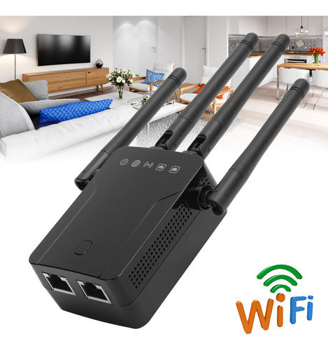 Repetidor Inalámbrico Wifi 300m, Aumento De Señal De Red De