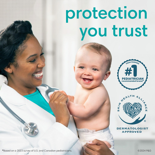 Pañales Pampers Pure Protection, Tamaño 4, 150 Unidades, Dis