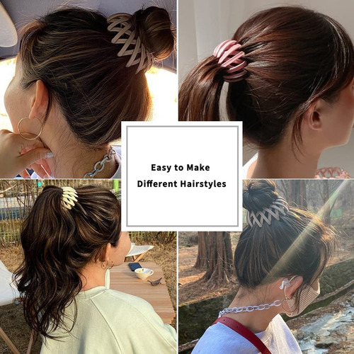 Pinzas Para El Pelo Con Forma Nido Pájaro Soporte Extensible