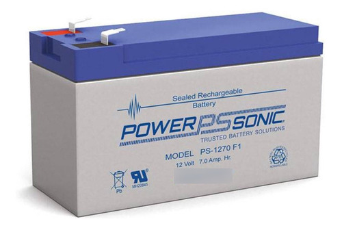 Bateria Gel Powersonic 12v 7ah 7a Sistemas De Alarma