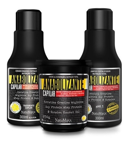 Anabolizante Capilar Natumaxx Kit 3x1 Original