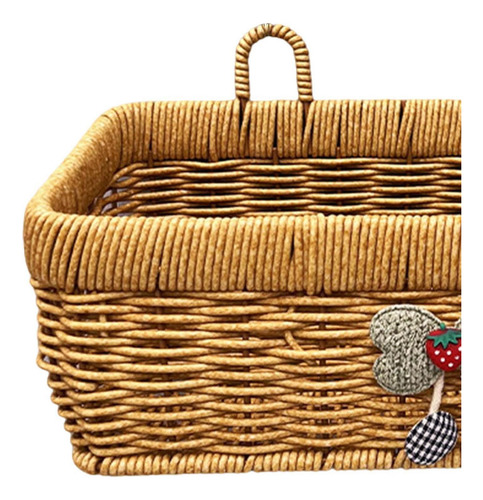 Cesta De Almacenamiento De Colgantes Imitador De 28x13x16cm