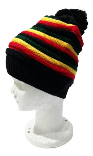Imagen 2 de 9 de Gorro Tam Jamaiquino Reggae Rasta Para Dreadlocks Unisex Bob