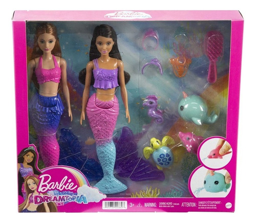 Barbie Dreamtopia Sereia Pack Com Duas Bonecas E Acessorios