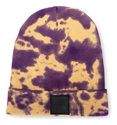 Gorro Con Logo De Twitch - Tie Dye Morado