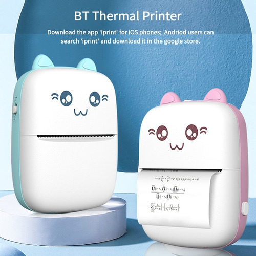 Mini Impresora Térmica Portátil Inalámbricamente Bt 200dpi F