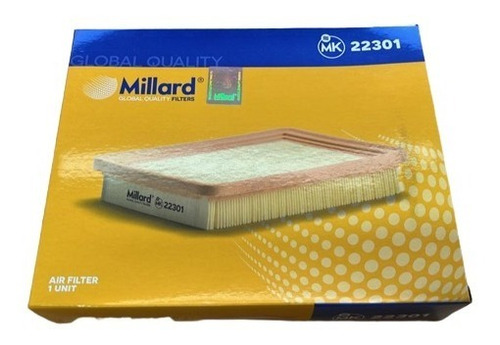 Filtro Aire Millard Mk22301 Hyundai Accent Dodge Brisa 