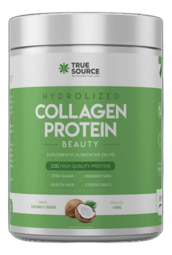 Kit 2x: Collagen Protein Coconut Cream True Source 450g