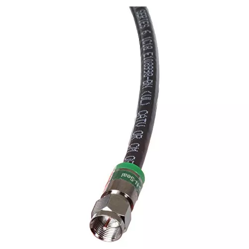 Cable para Amplificador de Señal TV 35Mts Armado Coaxial RG6 DIXON