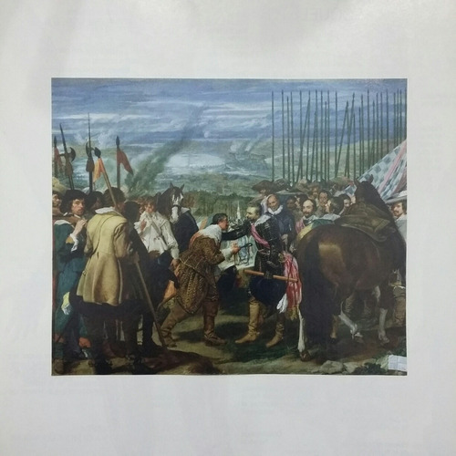 Recorte Imagen Cuadro La Rendición De Breda De Velázquez (rc