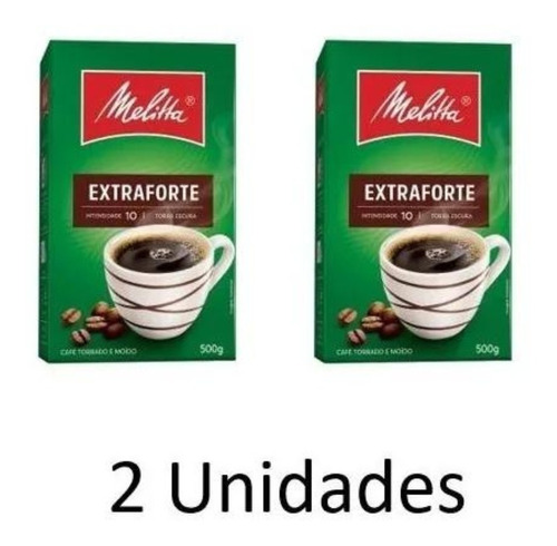 Café Melitta Extra Forte 500g Kit C/2