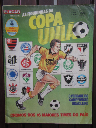 Álbum Figurinhas Editora Abril Copa União Brasileiro 1987 (Usado)