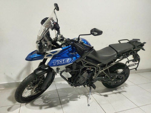 Imagem 8 de 12 de Triumph Tiger 800 Xcx Abs Azul 2018