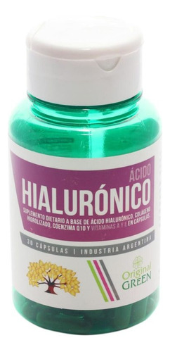 Acido Hialurónico X30 Cápsulas Original Green 