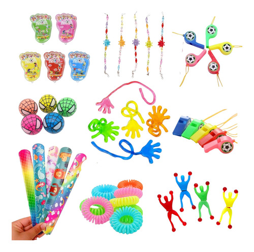 Combo Surtido Juguetes Para La Piñata Fiesta Souvenir X 10u