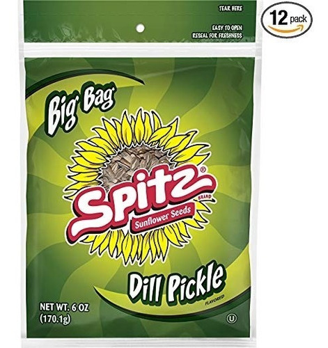 Semillas Spitz Salmuera De Eneldo De Sabores De Girasol, 6 O