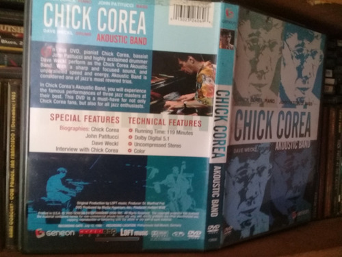 Dvd Usa Chick Corea Akoustic Band Live  2006 Original