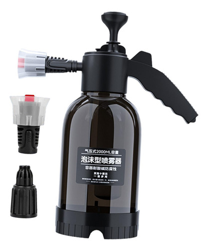Pulverizador De Bomba De Espuma Automática De 2,0 L, Negro