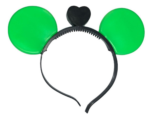 40 Orejas Raton Mickey Luz Led Luminosa Fiesta Niño Boda Color