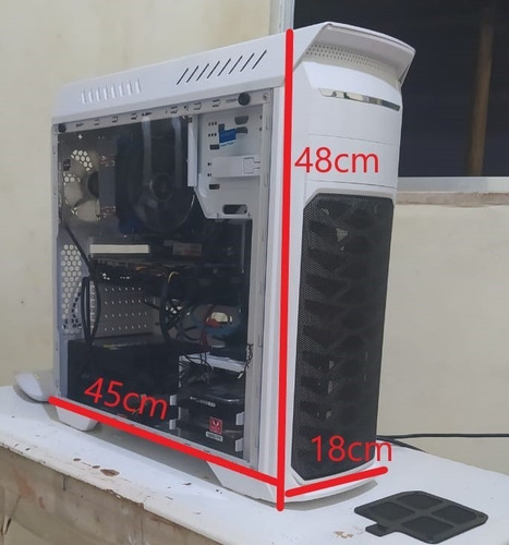 Pc Gamer Ssds De 512gb Sata E M.2, Rx 580, Ryzen 3, 16g Ram.