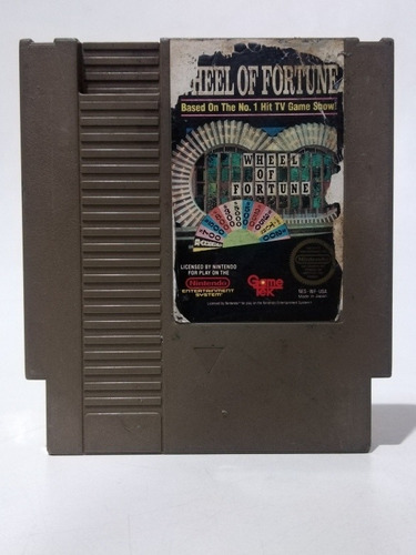 Wheel Of Fortune - Juego Original Para  Nintendo Nes Usa