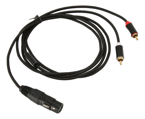 Divisor En Y Silencioso De Xlr Hembra A Doble Cable De Baja