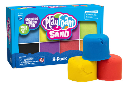 Juego De Arena Sensorial 8 Colores 6 Onzas Cada Uno